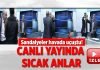 Canlı yayında sandalyeler havada uçuştu