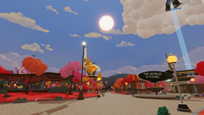 Decentraland-the-sky-is-moving Metaverse Decentraland arazileri