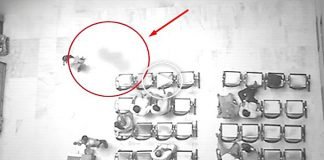 Hayalet görüntülendi: Bekleme salonunda kadını takip etti