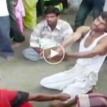 Şeytan çıkarma fuarında tüyler ürperten görüntüler