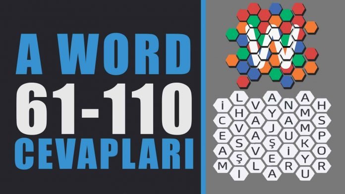 A Word Oyunu Cevapları - 61-110 Çaylak bölüm sonu