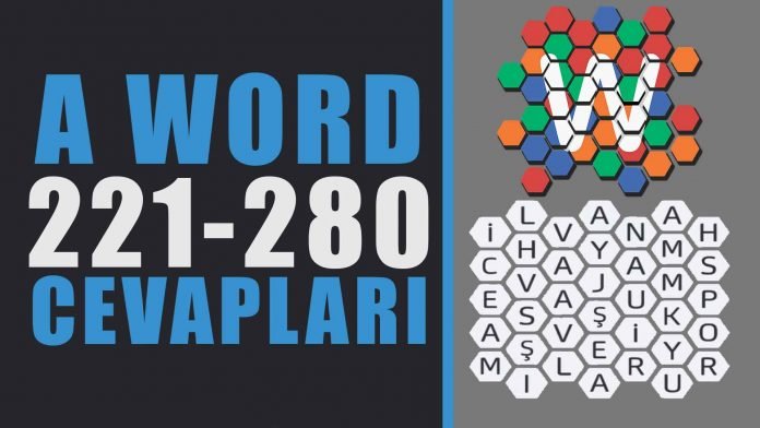 A Word Oyunu Cevapları - Bölüm Sonu