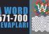 A Word Cevapları | 571-700 Doğaüstü Bölüm Sonu A Word Cevapları 571-700 Doğaüstü Bölüm Sonu