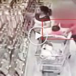 Bebeği annesinin gözleri önünde kaçırmak istedi