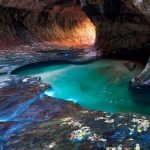 The Subway. Left Fork of North Creek. Zion National Park, Utah.
