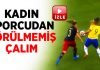 Kadın sporcudan akıllara zarar çalım