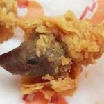 Kızarmış tavuktan fare kafası çıktı iddiası