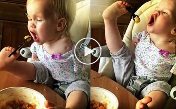 Kolları olmayan bebeğin inanılmaz yeteneği