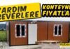 Depremde İhtiyacı Olanlara: Konteyner Fiyatları deprem konteyner
