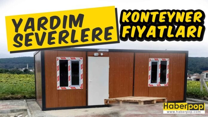 deprem konteyner