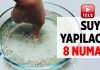 Su ile yapabileceğiniz 8 numara